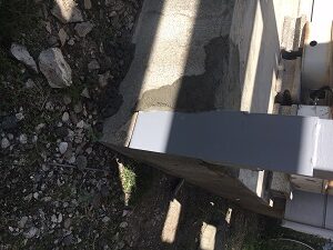 札幌市手稲区のアパートの外部鉄骨リフォーム修理工事