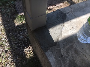 札幌市手稲区のアパートの外部鉄骨リフォーム修理工事