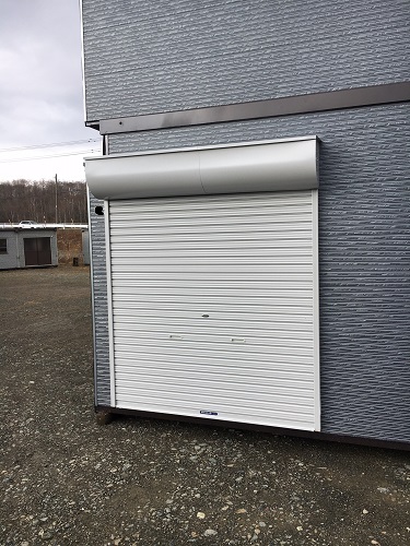 北広島市　手動シャッター工事