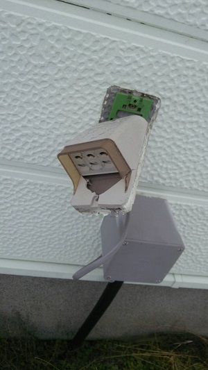 南幌町でガレージ内部の電気工事　リピーターのお客様です