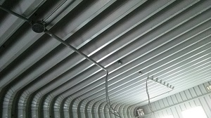 南幌町でガレージ内部の電気工事　リピーターのお客様です