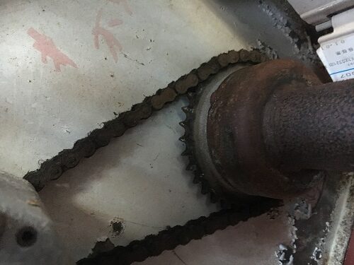 現場調査（３６００x３６００の車庫の電動シャッター）