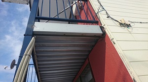 アパートの鉄骨階段周り修繕工事②　仕上げ