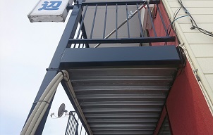 アパートの鉄骨階段周り修繕工事②　仕上げ