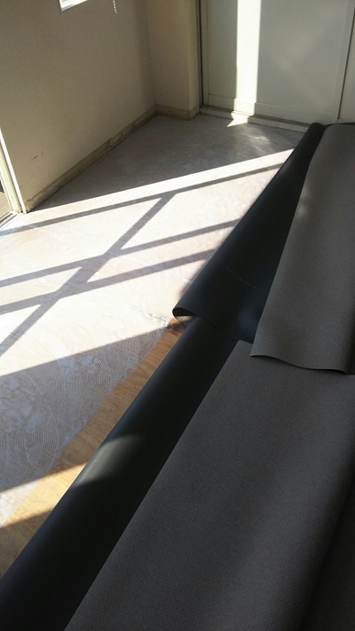 石狩市,内装工事でＮＳシート張り完了致しました