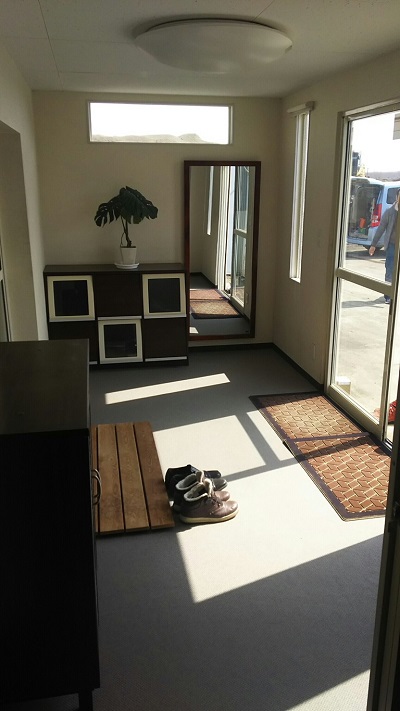 石狩市,内装工事でＮＳシート張り完了致しました