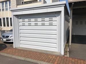 希少！なスイングアップ式のモーター交換《リフトマスター》