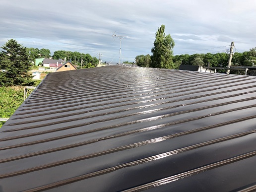 石狩市で住宅の屋根塗装＆外壁サイディング工事