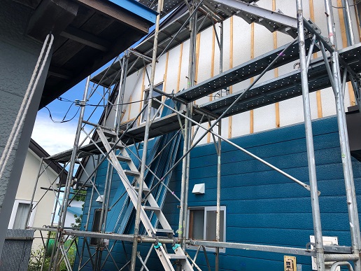 石狩市で住宅の屋根塗装＆外壁サイディング工事