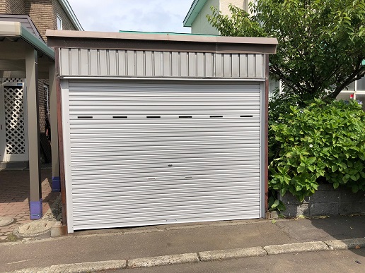 札幌市手稲区でガレージリフォームの完成です！