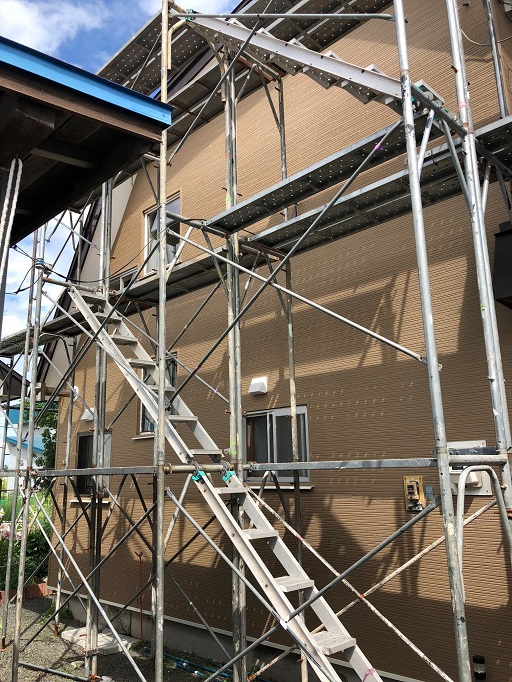 石狩市で住宅の屋根塗装＆外壁サイディング工事