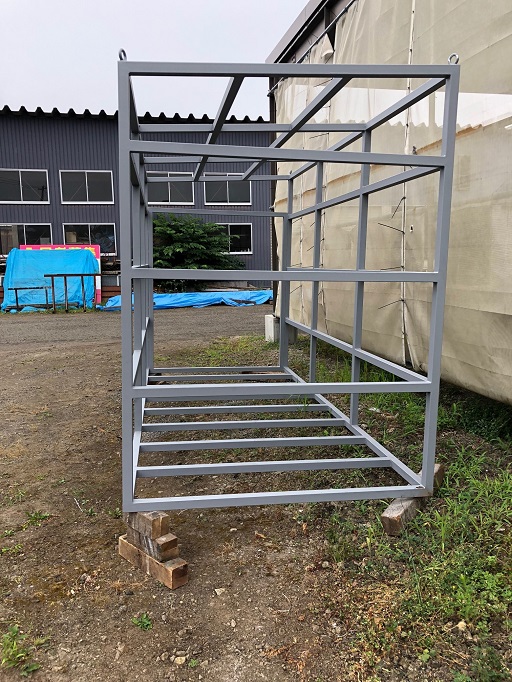南区オーダー物置《鉄骨造》骨組み