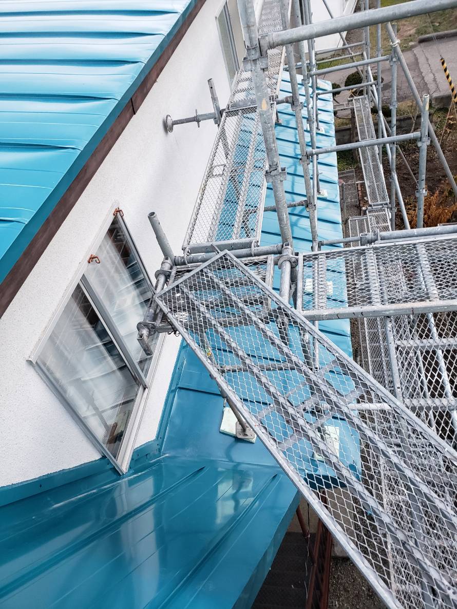 札幌市南区にて某アパートの屋根吹替工事