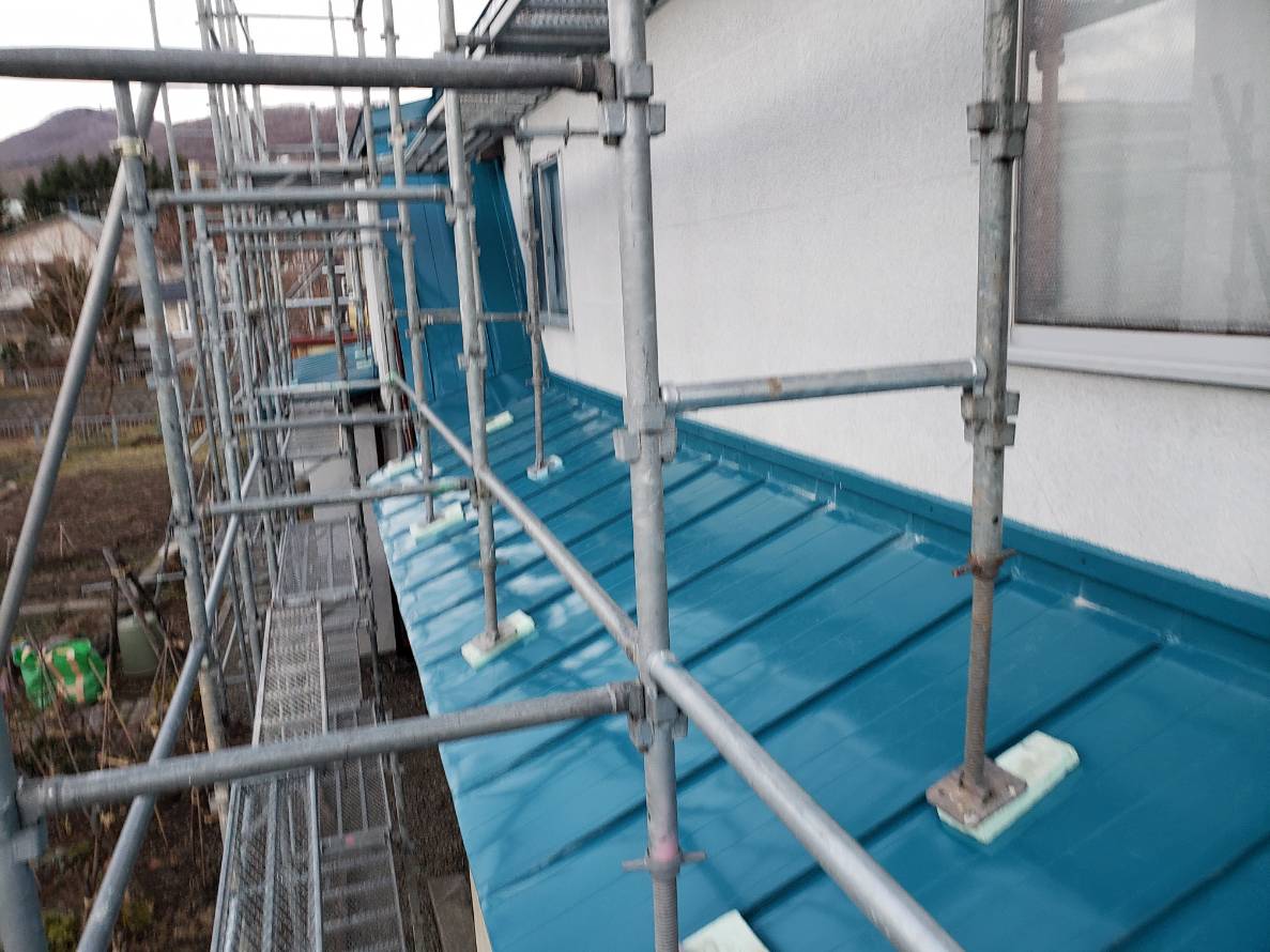 札幌市南区にて某アパートの屋根吹替工事