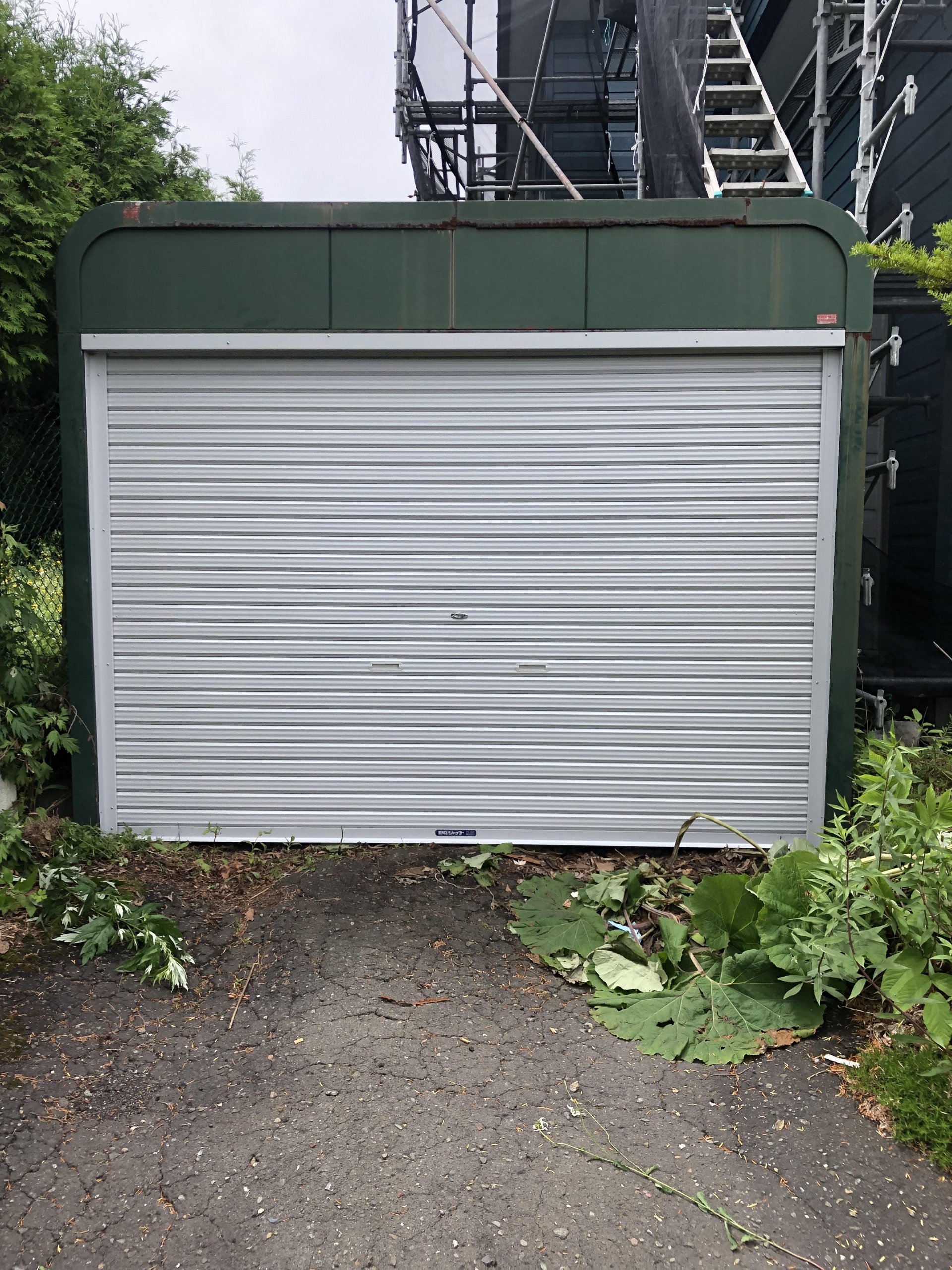 千歳市のH様 カスケードガレージのシャッター交換