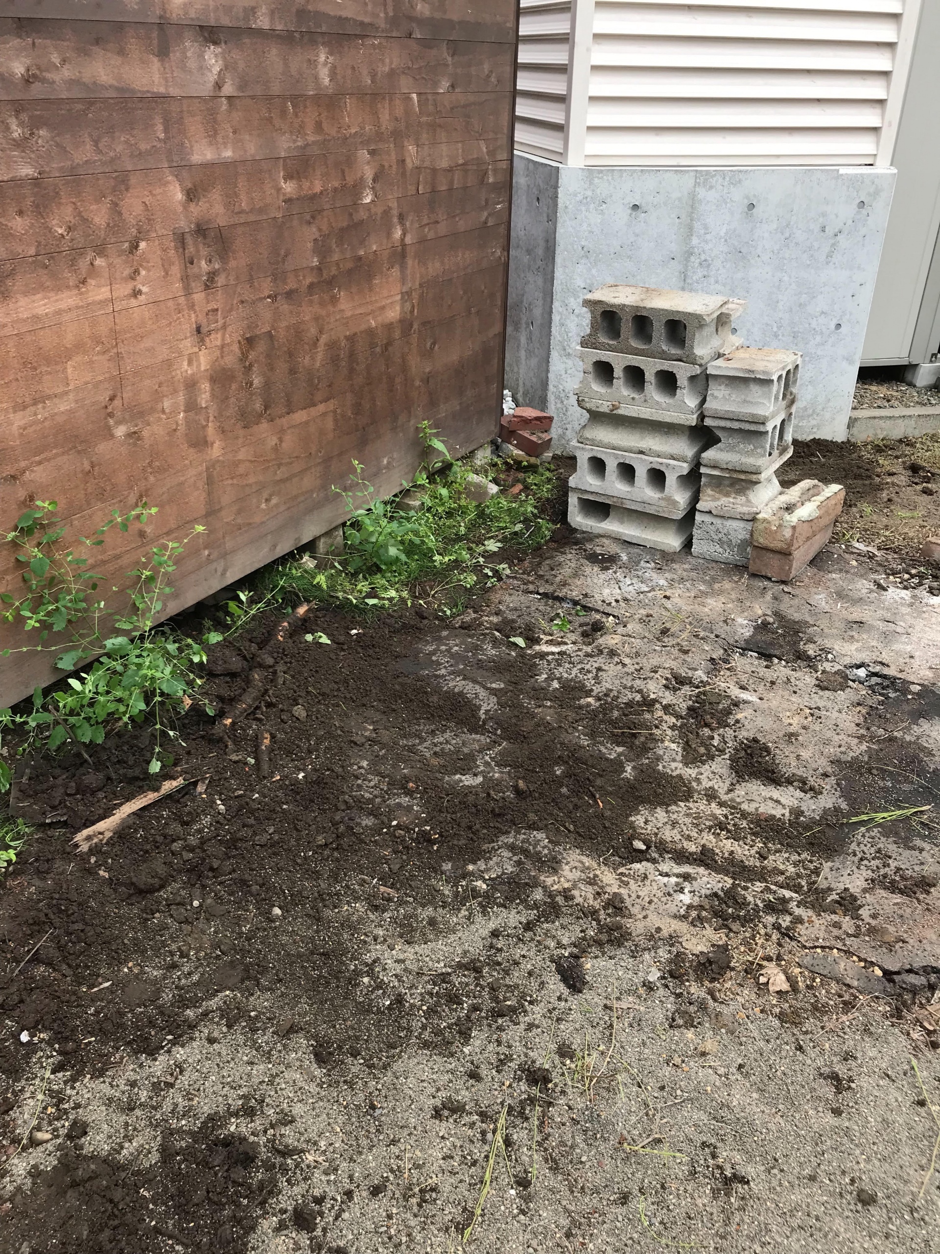 札幌市北区 車庫リフォームのガレージ解体撤去工事