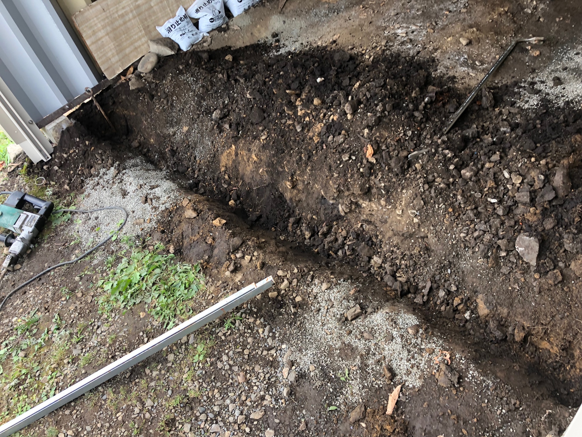 札幌市南区藤野E様 カスケードガレージ前面パネルロング化工事