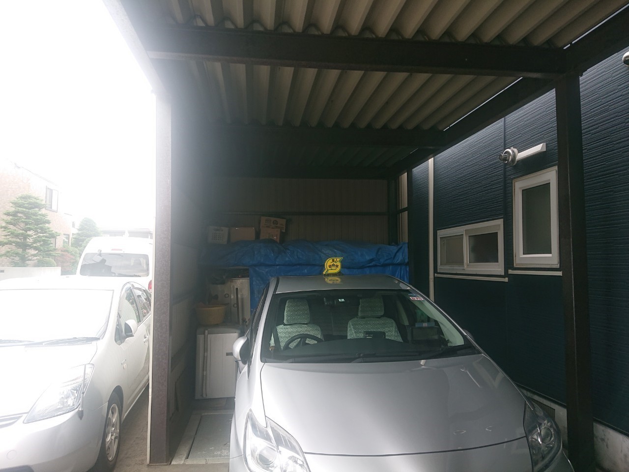 札幌市北区K様 鉄骨造の車庫リフォーム(屋根、鉄骨躯体塗装)