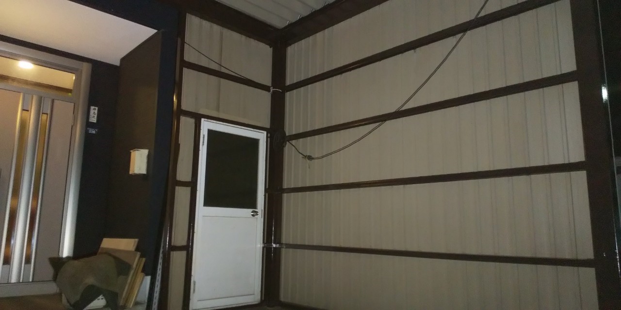 札幌市北区K様 鉄骨造の車庫リフォーム(屋根、鉄骨躯体塗装)