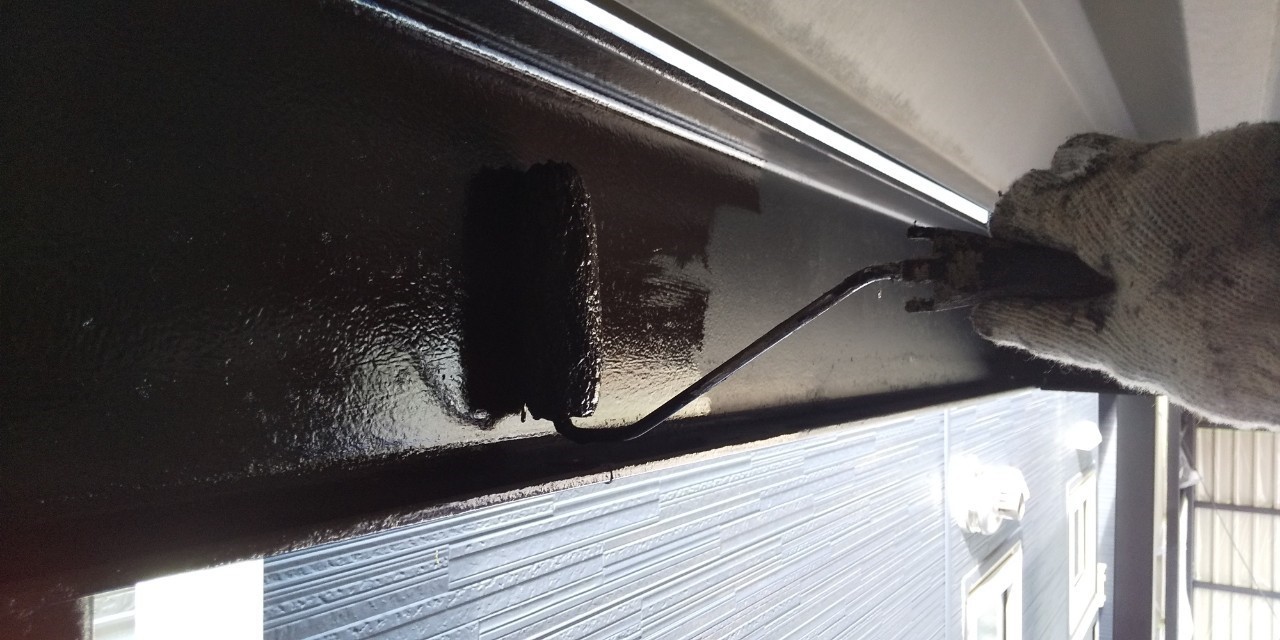 札幌市北区K様 鉄骨造の車庫リフォーム(屋根、鉄骨躯体塗装)