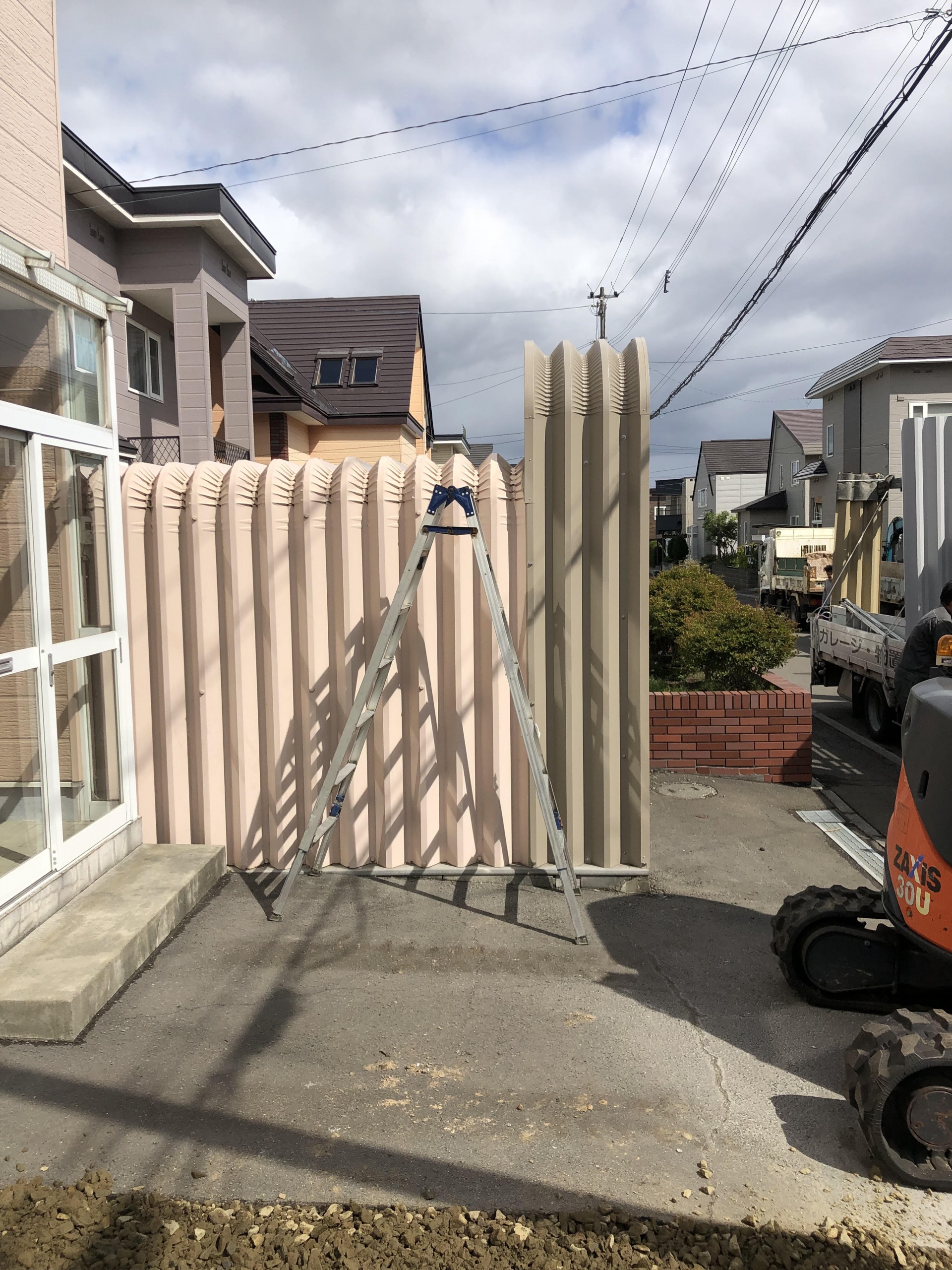 江別市K様ガレージかさ上げ工事