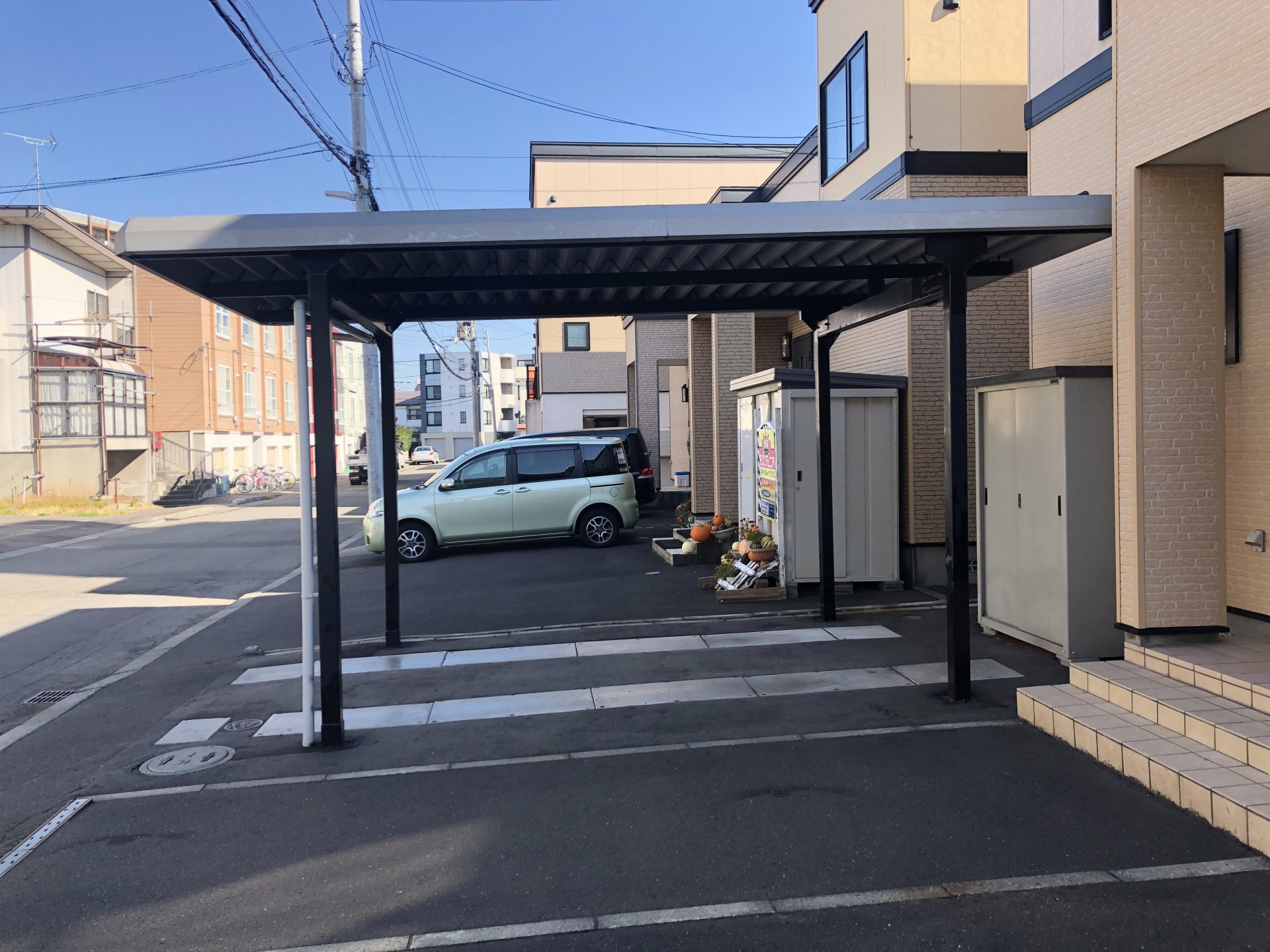 札幌市厚別区T様カーポート修理