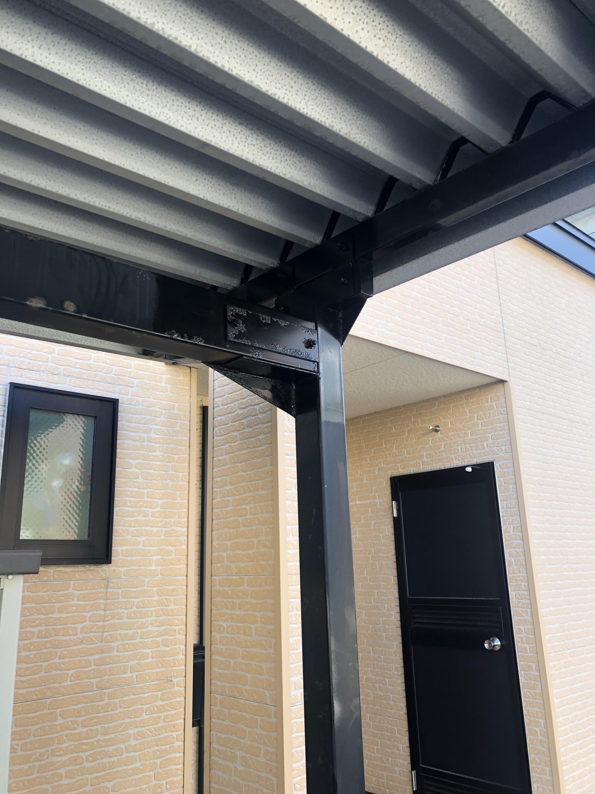 札幌市厚別区T様カーポート修理