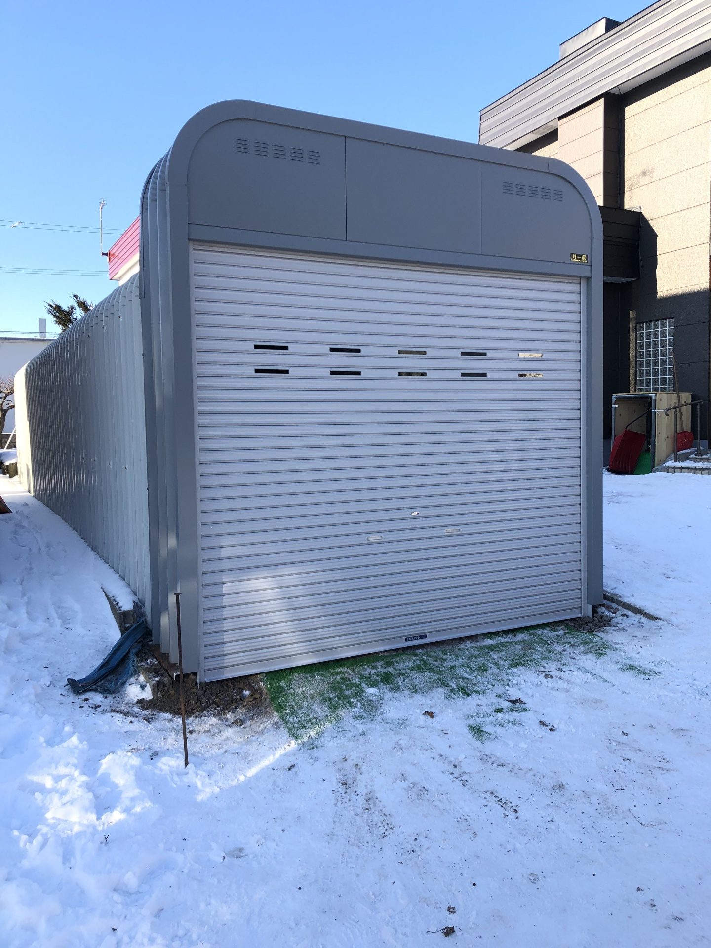 石狩市　花川北　カスケードガレージかさ上げ工事