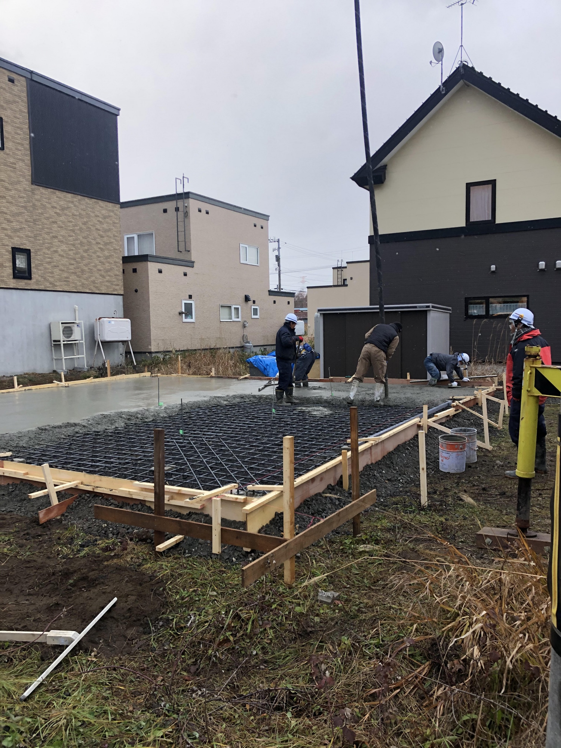 石狩市　土間コンクリート工事