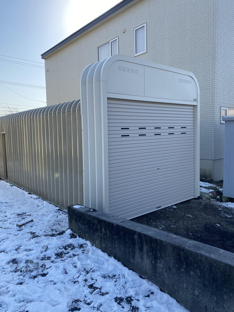 千歳市　ガレージかさ上げ工事