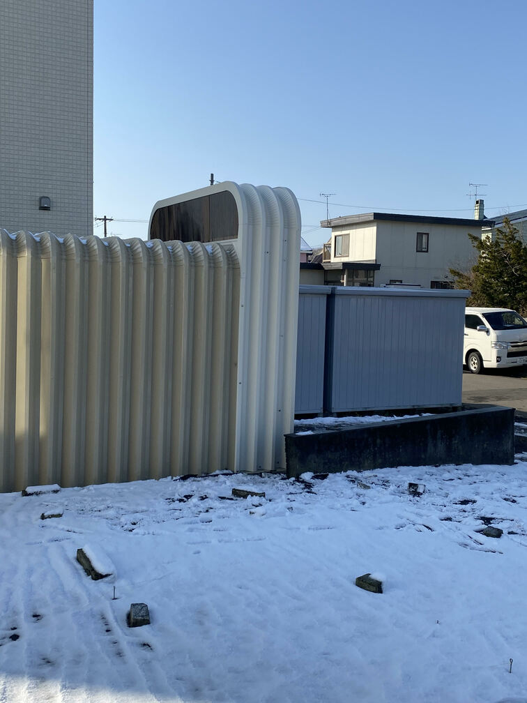 千歳市　ガレージかさ上げ工事