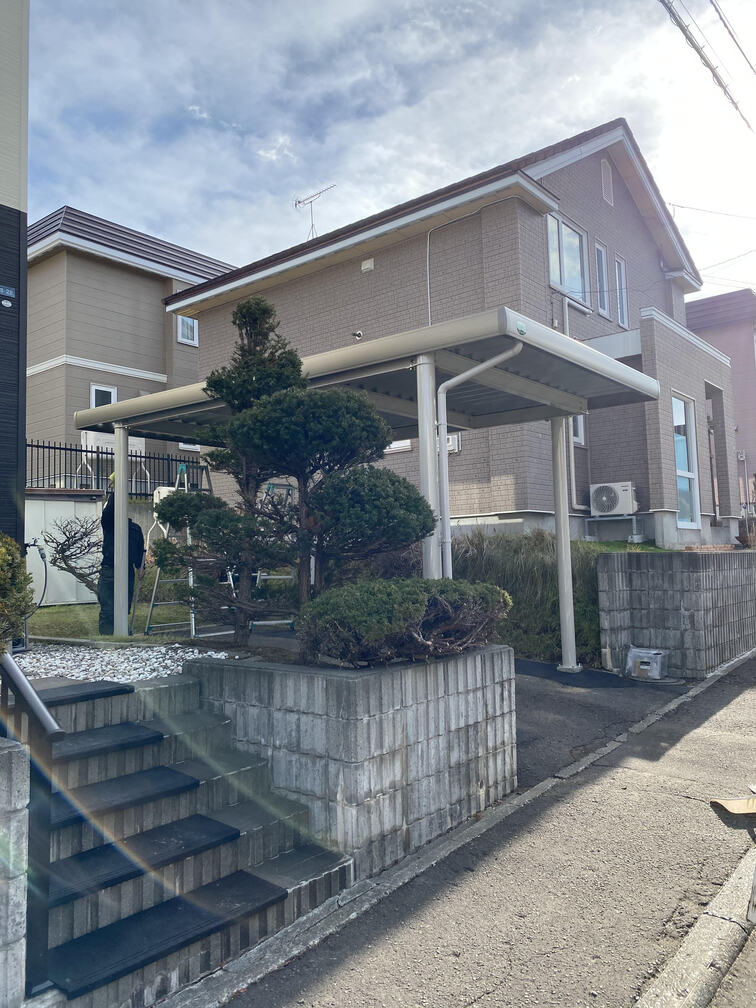 札幌市 南区 篠原様 カーポート工事