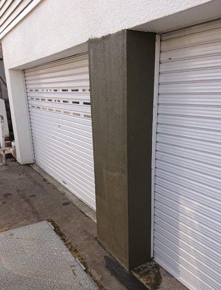 札幌市西区　モルタル壁補修工事