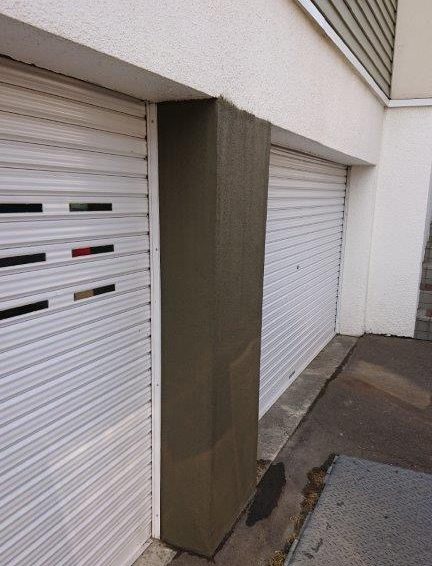 札幌市西区　モルタル壁補修工事
