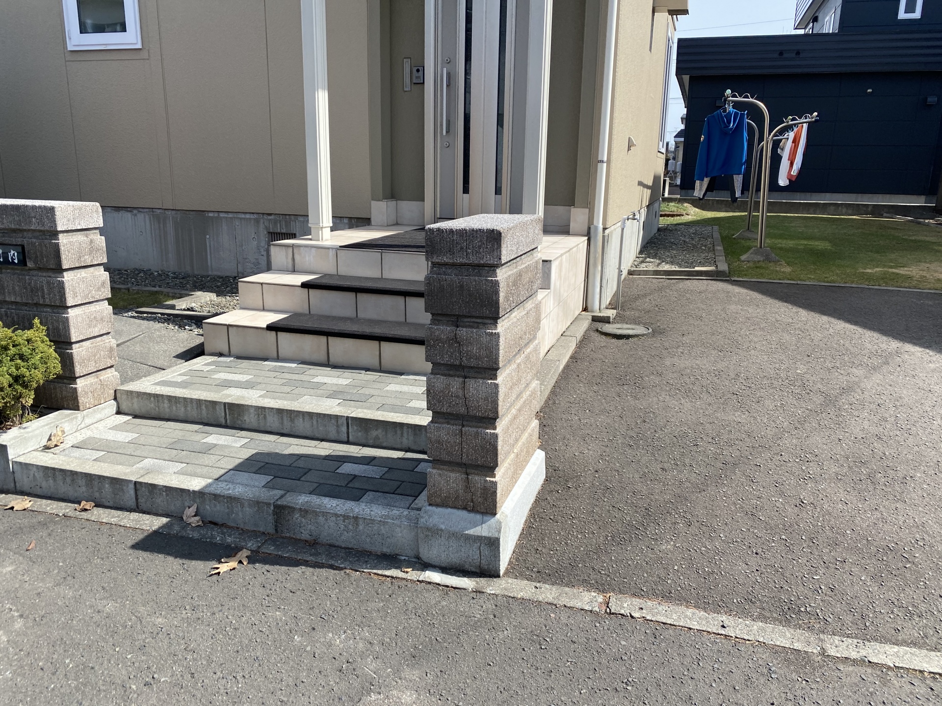 札幌市　ブロック塀解体撤去