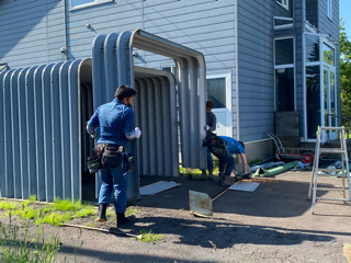 古平町　ガレージかさ上げ工事