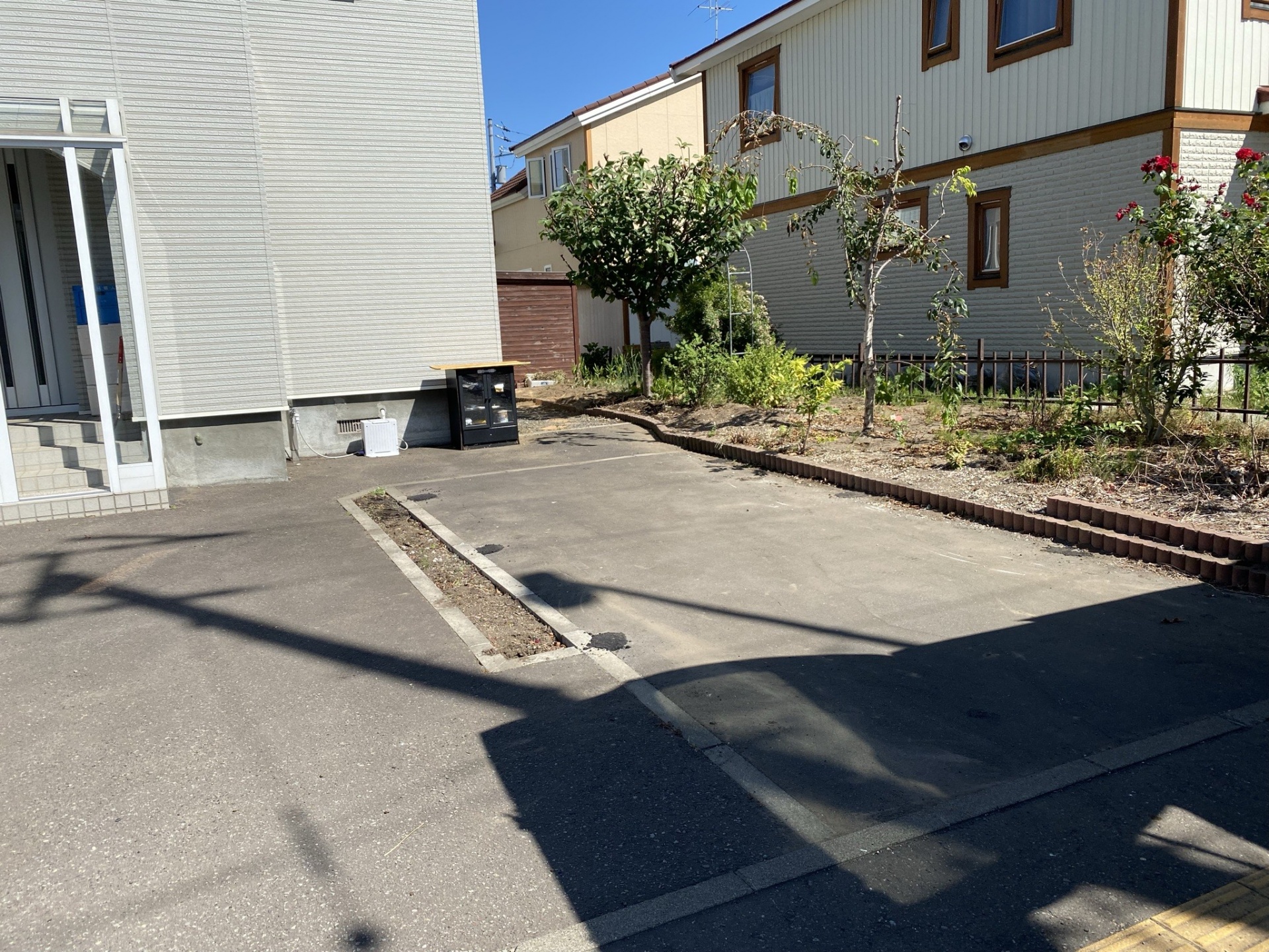 札幌市手稲区　カーポート解体工事