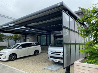 札幌市北区　カーポート工事