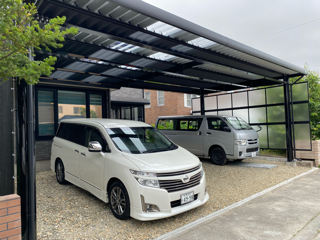 札幌市北区　カーポート工事