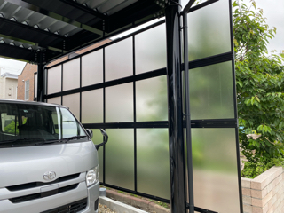 札幌市北区　カーポート工事