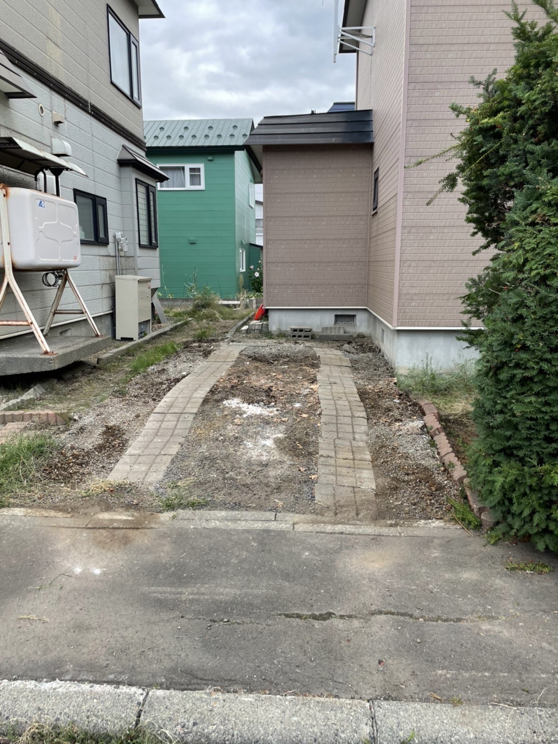 札幌市手稲区　ガレージ解体工事