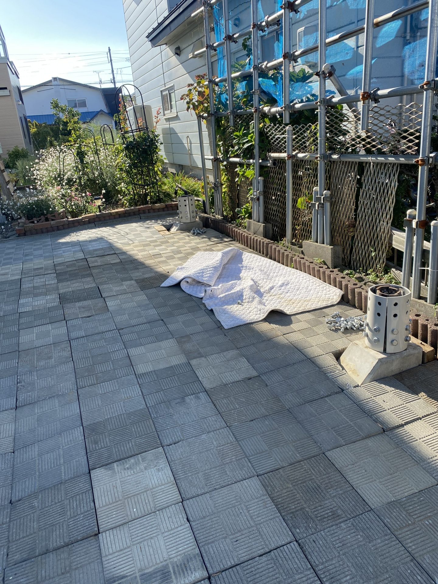 札幌市手稲区　カーポート工事