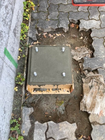 札幌市豊平区　カーポート工事