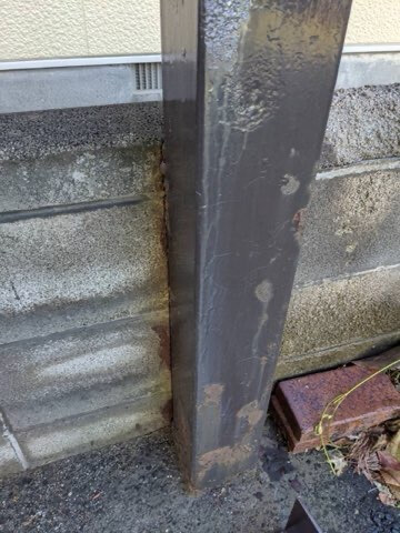 札幌市手稲区　鉄骨工事