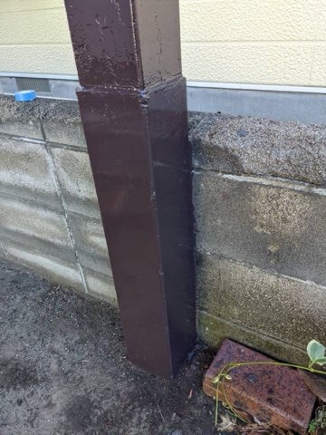 札幌市手稲区　鉄骨工事