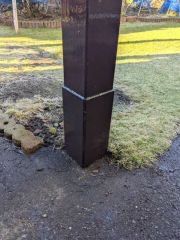 札幌市手稲区　鉄骨工事