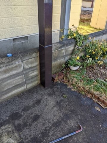 札幌市手稲区　鉄骨工事