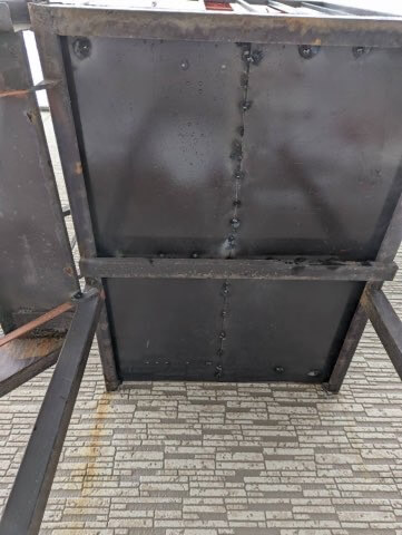 札幌市北区　アパートの鉄骨階段の補強工事