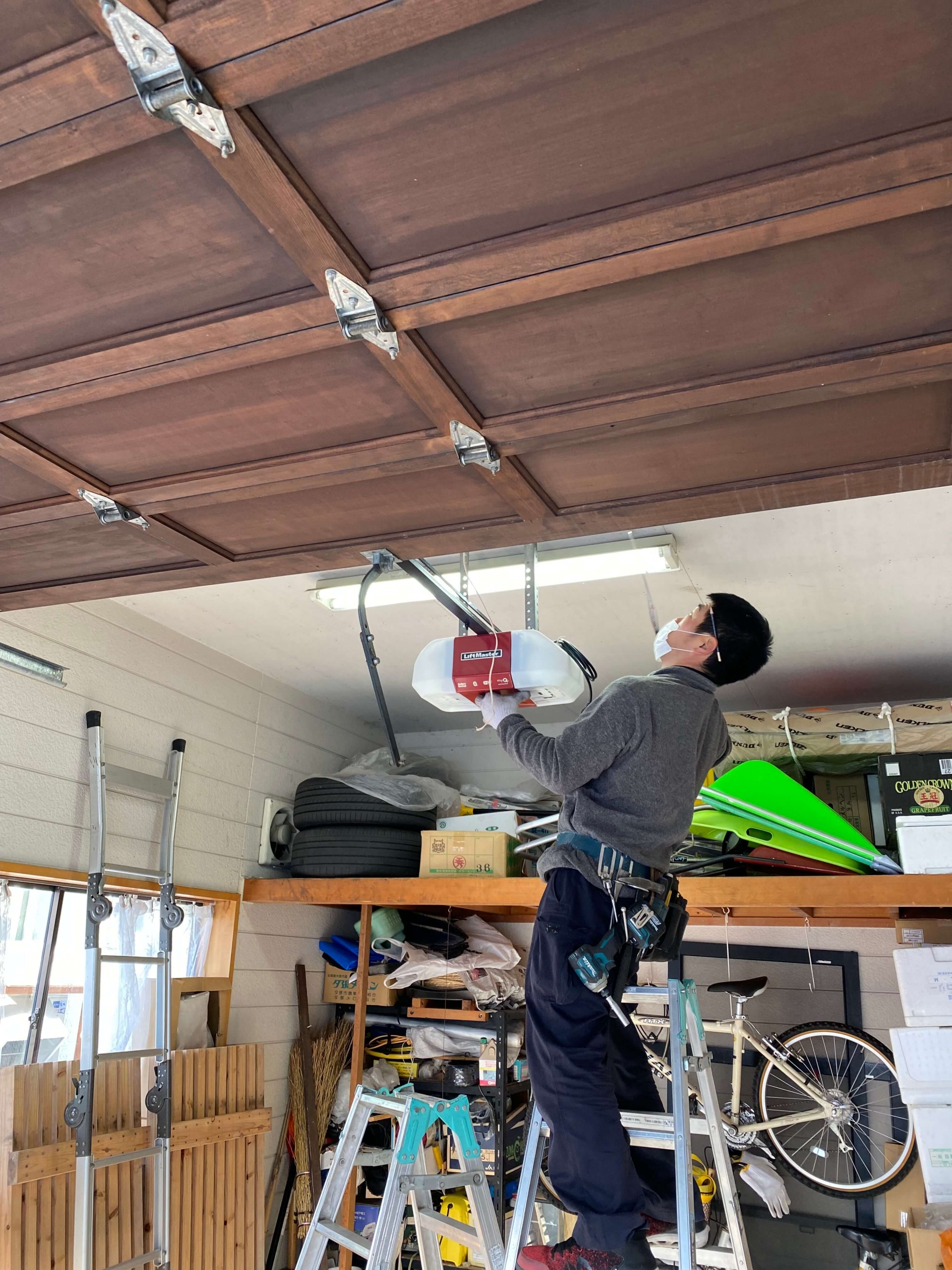 札幌市北区　シャッター工事