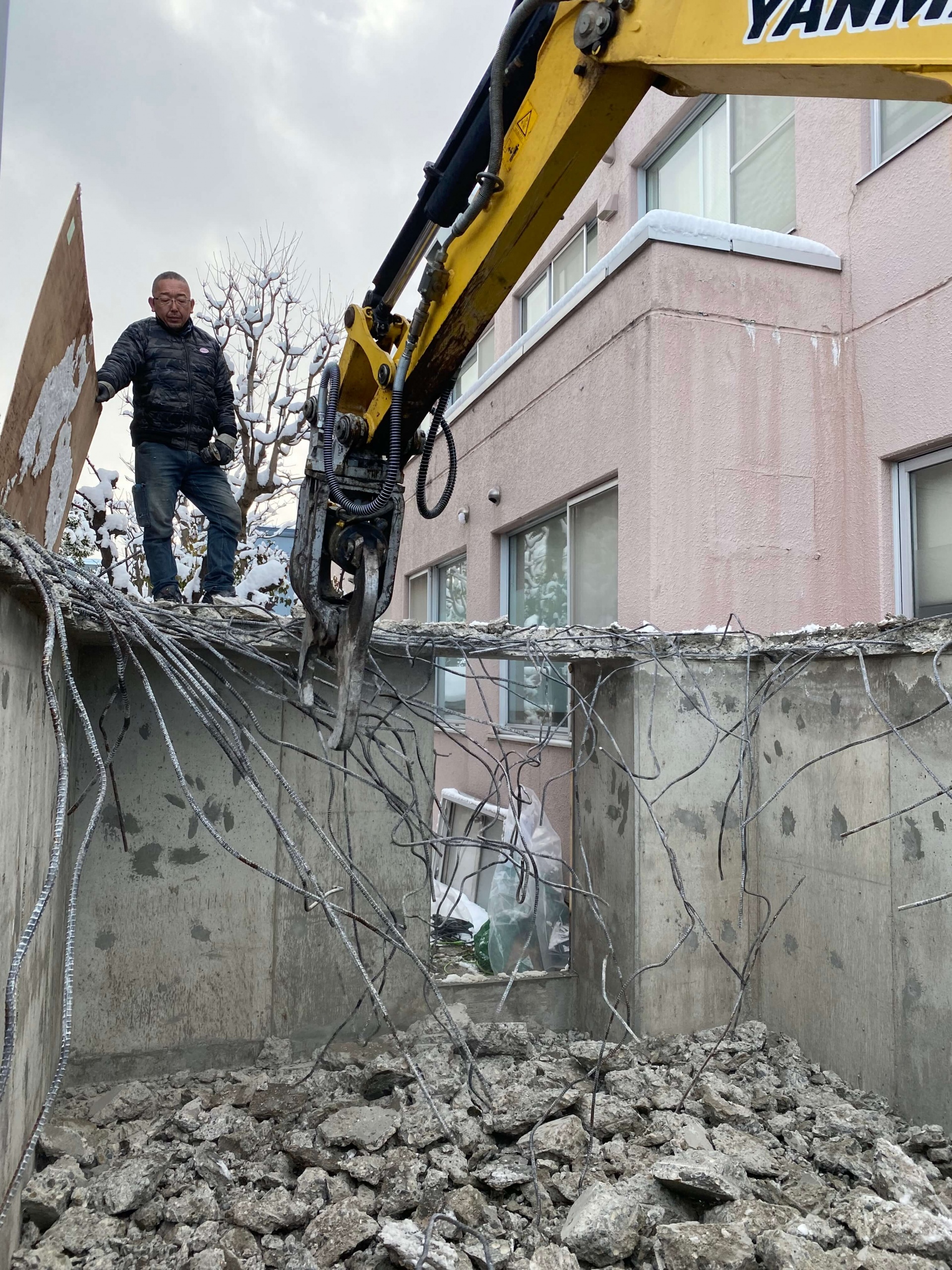 札幌市白石区　解体工事